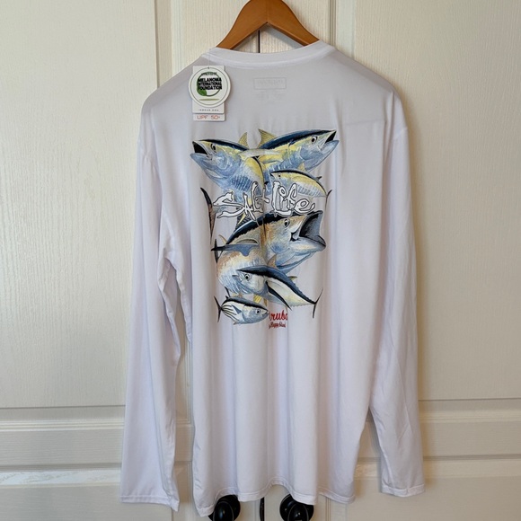 Ingear Other - Ingear White Salt Life Aruba UPF 50+ Performance Fishing Long Sleeve Shirt